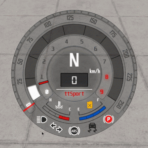 Beta Nested-Halo Tachometer & Boost gauge