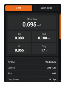 AeroBench - Aerodynamics Test
