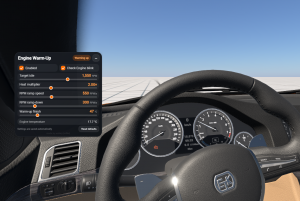 Experimental Engine Warm-Up