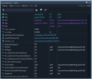 Experimental Lua Globals Explorer